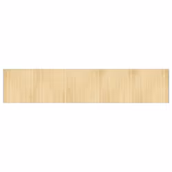 vidaXL Rug Floor Mat Area Rug Carpet Runner Rectangular Light Natural Bamboo
