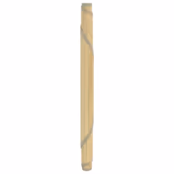 vidaXL Rug Floor Mat Area Rug Kitchen Hallway Carpet Runner Mat Round Bamboo - light natural, 60 cm - Additional view 2