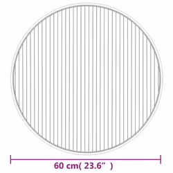 vidaXL Rug Floor Mat Area Rug Hallway Carpet Runner Round Dark Brown Bamboo - Additional view 7