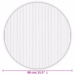 vidaXL Rug Floor Mat Area Rug Kitchen Hall Carpet Runner Round Natural Bamboo - Additional view 7