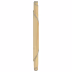 vidaXL Rug Floor Mat Area Rug Kitchen Hallway Carpet Runner Mat Round Bamboo - light natural, 100 cm - Additional view 2