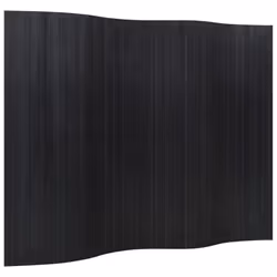 vidaXL Room Divider Indoor Privacy Screen Room Partition Privacy PanelÂ Bamboo - black, 165 x 250 cm