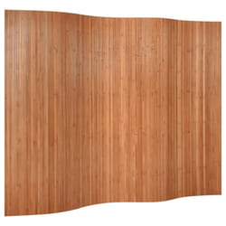 vidaXL Room Divider Indoor Privacy Screen Room Partition Privacy PanelÂ Bamboo - brown, 165 x 250 cm