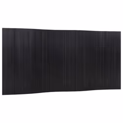 vidaXL Room Divider Indoor Privacy Screen Room Partition Privacy Panel Bamboo - black, 165 x 400 cm