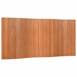 vidaXL Room Divider Indoor Privacy Screen Room Partition Privacy Panel Bamboo - brown, 165 x 400 cm
