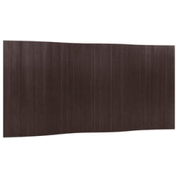 vidaXL Room Divider Indoor Privacy Screen Room Partition Privacy PanelÂ Bamboo - dark brown, 165 x 400 cm