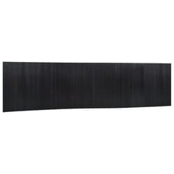 vidaXL Room Divider Privacy Screen Room Partition Privacy Panel Black Bamboo