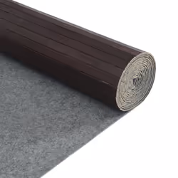 vidaXL Room Divider Privacy Screen Panel Room Partition Dark Brown Bamboo - Additional view 5