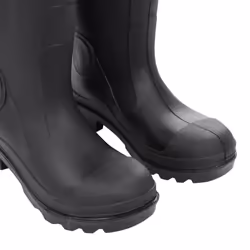 vidaXL Rian Boots with Removable Socks Waterproof Wellies Black Size 39 PVC - Additional view 6