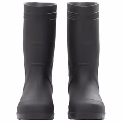 vidaXL Rain Boots Waterproof Wellies Outdoor Garden Shoes Black Size 46 PVC - 38 - Additional view 2