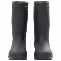 vidaXL Rain Boots Waterproof Wellies Outdoor Garden Shoes Black Size 46 PVC - 39 - Additional view 2