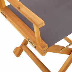 VidaXL 365836 outdoor chair Terrace Padded seat Acacia wood, Polyester Grey - Additional view 8