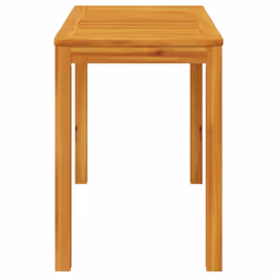 vidaXL Garden Table Balcony Outdoor Table Dinning Table Solid Acacia Wood - 110 x 55 x 75 cm - Additional view 4