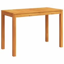vidaXL Garden Table Balcony Outdoor Table Dinning Table Solid Acacia Wood - 110 x 55 x 75 cm - Additional view 5