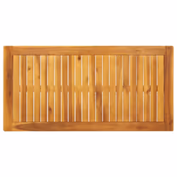vidaXL Garden Table Balcony Outdoor Table Dinning Table Solid Acacia Wood - 110 x 55 x 75 cm - Additional view 6
