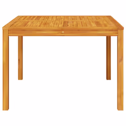 vidaXL Garden Table Balcony Outdoor Table Dinning Table Solid Acacia Wood - 110 x 110 x 75 cm - Additional view 4