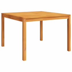 vidaXL Garden Table Balcony Outdoor Table Dinning Table Solid Acacia Wood - 110 x 110 x 75 cm - Additional view 5