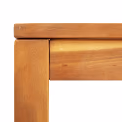 vidaXL Garden Table Balcony Outdoor Table Dinning Table Solid Acacia Wood - 110 x 110 x 75 cm - Additional view 7