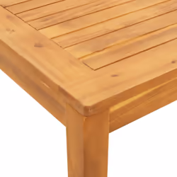 vidaXL Garden Table Balcony Outdoor Table Dinning Table Solid Acacia Wood - 110 x 110 x 75 cm - Additional view 8
