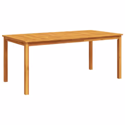 vidaXL Garden Table Balcony Outdoor Table Dinning Table Solid Acacia Wood - 180 x 90 x 75 cm - Additional view 5