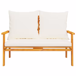 VidaXL 366375 outdoor bench Acacia wood, Fabric, Polyester - Additional view 4