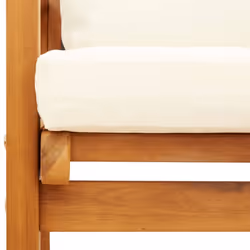 VidaXL 366375 outdoor bench Acacia wood, Fabric, Polyester - Additional view 5