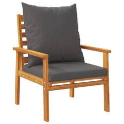 VidaXL 366376 outdoor bench Acacia wood, Fabric, Polyester