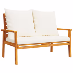 VidaXL 366378, Acacia wood, Fabric, Polyester, 110 kg, Adults & Children, 1200 mm, 680 mm, 810 mm