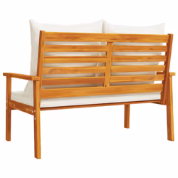 VidaXL 366378 outdoor bench Acacia wood, Fabric, Polyester - Additional view 6