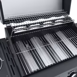 vidaXL Gas BBQ Grill with 5 Burners Gas Barbecue Black Powder-coated Steel - Additional view 8