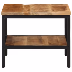 vidaXL Coffee Table Hallway End Table Accent Side Table Solid Rough Wood Mango