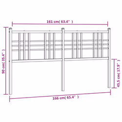VidaXL 376359 headboard/footboard Black - Additional view 6