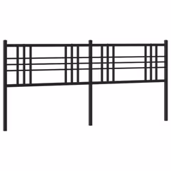 VidaXL 376361, Black, Steel, 193 cm, 1980 mm, 90 cm, 30 mm