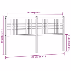 VidaXL 376408 headboard/footboard White - Additional view 6