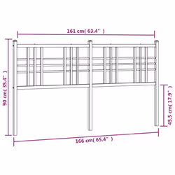 VidaXL 376409 headboard/footboard White - Additional view 6