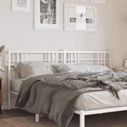 VidaXL 376410, White, Steel, 193 cm, 1980 mm, 90 cm, 30 mm