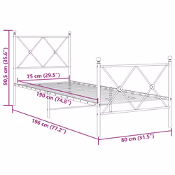 VidaXL 376492 bed frame - Additional view 8