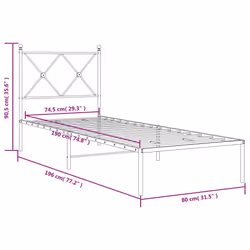 VidaXL 376493 bed frame - Additional view 8
