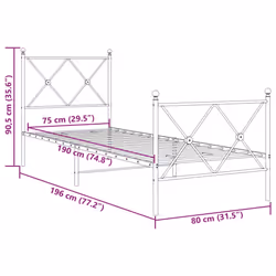 VidaXL 376510 bed frame - Additional view 8
