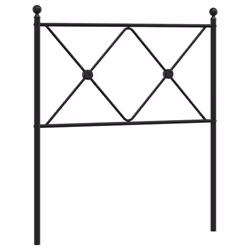 VidaXL 376528, Black, Steel, 75 cm, 800 mm, 90.5 cm, 30 mm