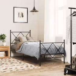 VidaXL 376528 headboard/footboard Black