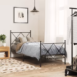 VidaXL 376529 headboard/footboard Black