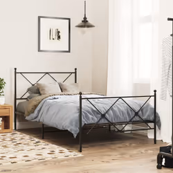 VidaXL 376531 headboard/footboard Black