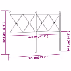 VidaXL 376533 headboard/footboard Black - Additional view 6
