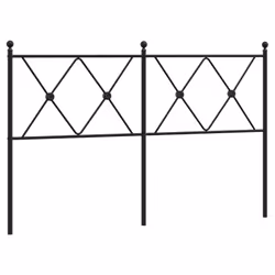 VidaXL 376534, Black, Steel, 137 cm, 1420 mm, 90.5 cm, 30 mm