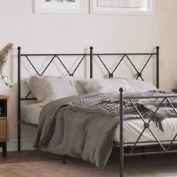 VidaXL 376534 headboard/footboard Black