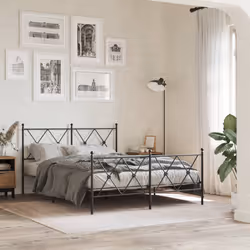 VidaXL 376534 headboard/footboard Black
