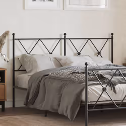 VidaXL 376535 headboard/footboard Black