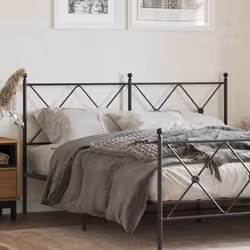VidaXL 376537 headboard/footboard Black