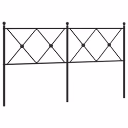 VidaXL 376538, Black, Steel, 180 cm, 1870 mm, 90.5 cm, 30 mm